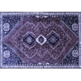 thumbnail image 1 of Ahgly Company Machine Washable Indoor Rectangle Persian Blue Traditional Area Rugs, 5' x 7', 1 of 4