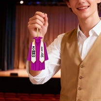 Hot Pink Class of 2026 Graduation Ornament for Her, Acrylic Gown Grad Keepsake, Senior 2026 High School College Gifts, 3.15 inch Cute Car Hanging Decor Christmas Tree Bauble Party Favors