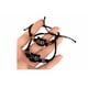 thumbnail image 1 of Piedra Lunar Gato Linda Pulsera De Pareja Tejida A Mano Con Xtellar negro, 1 of 4