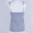 thumbnail image 4 of Wsevypo Women's Sleeveless Adjustable Built In Bra Padded Bra Tank Tops Camisole, 4 of 5
