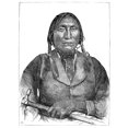 thumbnail image 2 of Lone Wolf. Nnative American Chief Of The Kiowa Tribe. American Engraving 1901. Poster Print by, 2 of 2