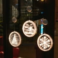 thumbnail image 4 of Suction Cup Color Lamp Hanglight Santa Claus Holiday Atmosphere Decor Christmas Room Glass Window Decorated Star Lights Lamp, 4 of 9