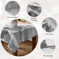 thumbnail image 5 of Gray Waves Coastal Table Cloth Waterproof Tablecloths, Grey Ombre Summer Beach Oceans Tablecloth Dining Table Cover for Kitchen Party Tabletop Outdoor, Rectangle Tablecloth 54x108 Inch, 5 of 9