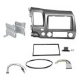 thumbnail image 1 of Car Radio Fascia Trim Kit, 2 Din Dash Panel DVD Frame Install Kit for 2008 2009 2010 2011, 1 of 5
