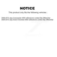 thumbnail image 2 of Kugel Front Left (Driver Side) CV Axle Drive Shaft and Complete Wheel Hub Bearing Assembly Kit for Car Jeep Grand Cherokee Commander w/Electronic Limited Slip Differential KN7-100006, 2 of 11