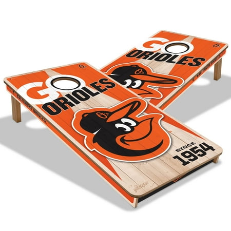 YouTheFan MLB Baltimore Orioles 2 x 4 Cornhole Game No Bags