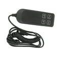 thumbnail image 2 of Interruptor reclinable eléctrico negro de funcionamiento sencillo, controlador de sofá eléctrico de 4 botones y 5 pines para oficina en casa, 2 of 12