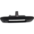 thumbnail image 4 of For Chevy Silverado 1500 2007 08 09 10 11 12 2013 Tailgate Handle Bezel | Rear | Outside | Textured Black | w/ Key Hole | Plastic | With Lock | Replacement For GM1916106 | 22755302, 4 of 5