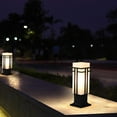 thumbnail image 2 of Modern Post Light Outdoor Garden Patio Driveway Yard Lantern Lamp Pillar Fixture, 2 of 9