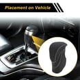thumbnail image 3 of Unique Bargains Anti-Slip Gear Shift Knob Cover Car Stick Shifting Handle Protector for Honda Accord 2013-2017 Black Gray Faux Leather, 3 of 6