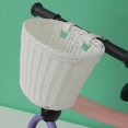 thumbnail image 4 of LNGOOR Hand-Woven Bicycle Basket  Large Capacity  Strong Load-bearing  Easy Installation Handlebar Bike Front Basket Replacement, 4 of 7
