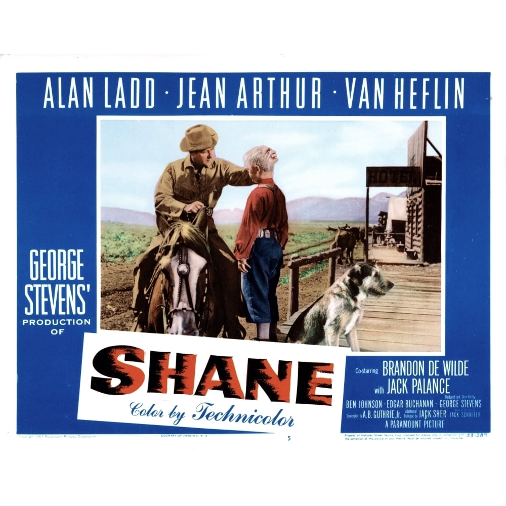Shane Movie Poster Masterprint (14 x 11)