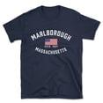 thumbnail image 1 of Marlborough Massachusetts Patriot Men's Cotton T-Shirt, 1 of 1