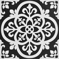 thumbnail image 1 of Gothic Peel & Stick Floor Tiles - Black & White, 1 of 1