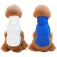 thumbnail image 4 of Sudadera con capucha polar para perros y gatos, ropa cálida para perros pequeños, ropa para cachorros, sudadera con capucha, disfraz suave para cachorros, negro, blanco y azul, 4 of 5