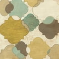 thumbnail image 2 of Vess, June Erica 26x26 Gold Ornate Wood Framed with Double Matting Museum Art Print Titled - Quatrefoil Overlay I, 2 of 4