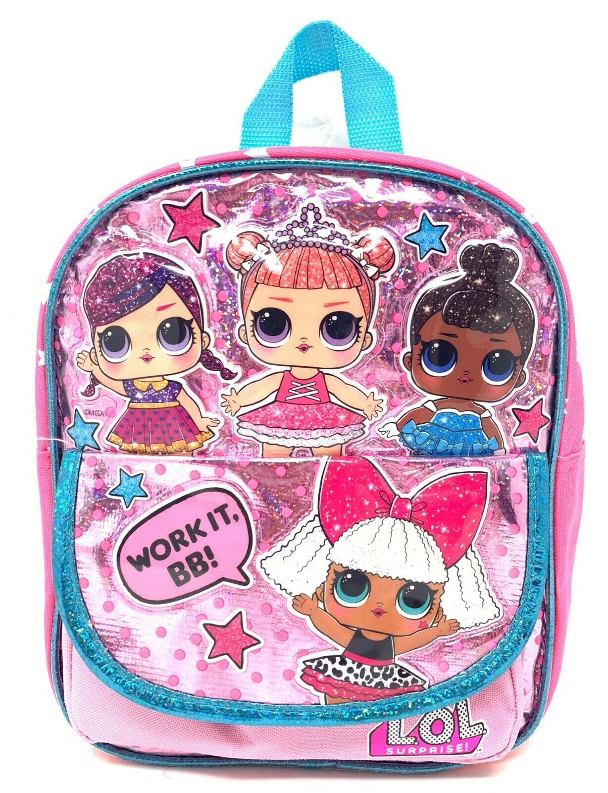 LIMITED L.O.L Surprise! X-Small School Backpack 10' Girls Bag Pink LOL Bag- PINK