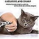 thumbnail image 3 of 1 piece professional cat nail clippers rabbit and small animal cat scissors stainless steel curved nail clippers, 3 of 5