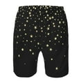 thumbnail image 3 of Logiee Star Silver Glitter Print Mens Swim Trunks Quick Dry Board Shorts,Breathable Hawaii Beach Shorts Swimwear Bathing Suits-Large, 3 of 6