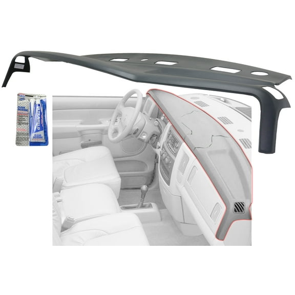 Dash Cover Compatible with 2003-2005 Dodge Ram 3500 2500 8Cyl 6Cyl 10Cyl 5.7L 5.9L 8.0L ABS Thermoplastic Graphite Gray