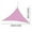 Pink 6m, variant on Tyidzon Sun Shades Outdoor Patio, UV Block Triangle Shade Sail for Patio, Garden, Pergola, Swimming Pool 20X20X20 Ft