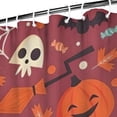 thumbnail image 3 of Halloween Happy Halloween Icons Shower Curtain 72"x84" ,Bathroom Decorative Shower Curtains Set with 12 Hooks,Modern Waterproof Washable Shower Curtain, 3 of 6