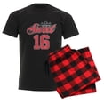 thumbnail image 6 of CafePress - Sweet 16 Men's Dark Pajamas - Men's Dark Loose Fit Cotton Pajama Set, 6 of 7