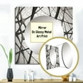 thumbnail image 3 of DESIGN ART Designart "Minimalist Black and White IX" Abstract Shapes Wall Mirror - Abstract Square Mirror For Bathroom 29 in. wide x 29 in. high, 3 of 5