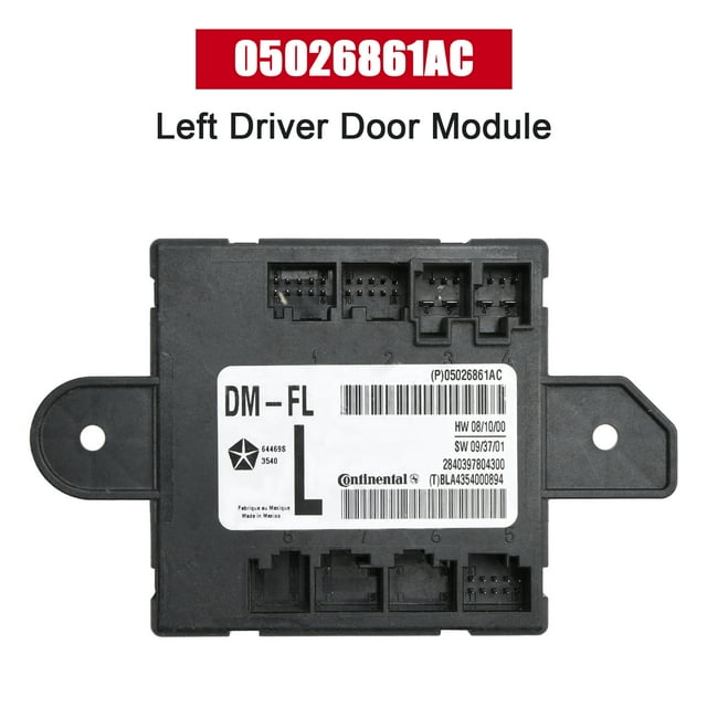 Module de Porte avant Gauche pour Dodge Chrysler 2007-2020