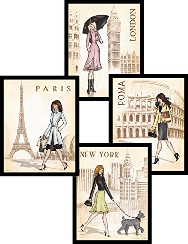 New York Andrea Laliberte Art Print 11x14