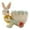 C, variant on pdqouc Creative Garden Rabbit Animal Meaty Flower Pot Resin Potted Balcony Garden Outdoor Creative Platter Cute Bunny Flower Pots for Indoor&Outdoor Decoration
