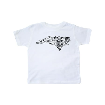 

Inktastic North Carolina Word Salad Gift Toddler Boy or Toddler Girl T-Shirt