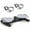 Gray, variant on TopComfy Waist and Abdomen Rotation Machine Abdominal Exercise Trainer with Dual Side Tension Ropes, Noise-Free Core Twist Board for Abs Fat Reduction Home Gym, Pink