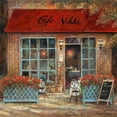 thumbnail image 2 of Manning, Ruane 26x26 White Modern Wood Framed Museum Art Print Titled - Cafe Nikki, 2 of 4