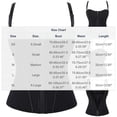 thumbnail image 2 of Stamzod Waist Trainer for Women Corset Shapewear with Zipper Women'S Waist Cincher Tank Top with Adjustable Straps Black C L, 2 of 8