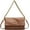 Brown, variant on Kukuzhu Crossbody Bag Purse for Women Chain Shoulder Bag Mini Tote Bag Handbags Fashion Pleated Square Bag Casual Hobo Bag for Women