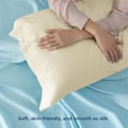 thumbnail image 3 of Juego de 2 fundas de almohada Bedsure Cooling Queen Size, color crema, 3 of 8