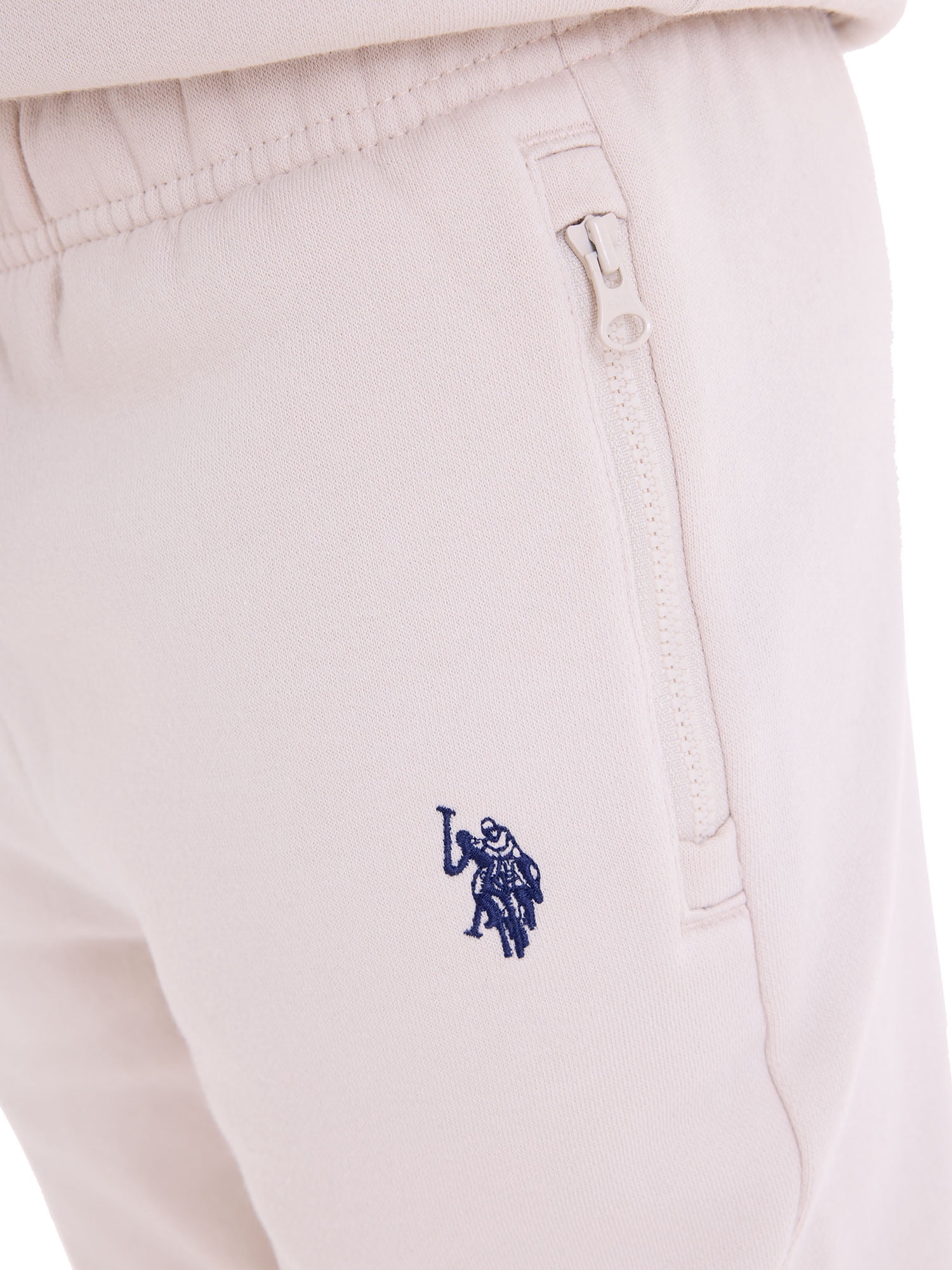 U.S. Polo Assn. Boys Fleece Jogger Pant Zip Pocket, Sizes 4-18