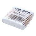 thumbnail image 2 of Cotton Swabs, Wooden Cotton Swabs, Double-Ended Soft Cotton Swabs for Beauty and Personal Care, Eco-Friendly Disposable Cotton Buds with Sturdy Wooden Sticks, 100 Count, 2 of 9