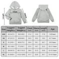 thumbnail image 3 of BIG ELEPHANT Boys Hooded Sweatshirt Fleece Pullover Hoodies Long Sleeve Warm Hoodie Sweatshirts with Pocket for Kids, 3 of 7