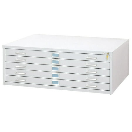 Safco Products Company Five Drawer Flat File Filing Cabinet
