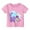 Pink, variant on WOYY Toddler Girls Graphic Tee Cartoon Dinosaur Short Sleeve T-Shirt Summer Casual T Shirt