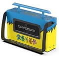 thumbnail image 2 of Bumpboxx Bluetooth Speaker Retro Boombox, Yellow and Blue, 2 of 6