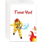 Firefighter Appreciation Card to Thank You Firefighter Appreciation Card for Firefighter (Pack of 25)