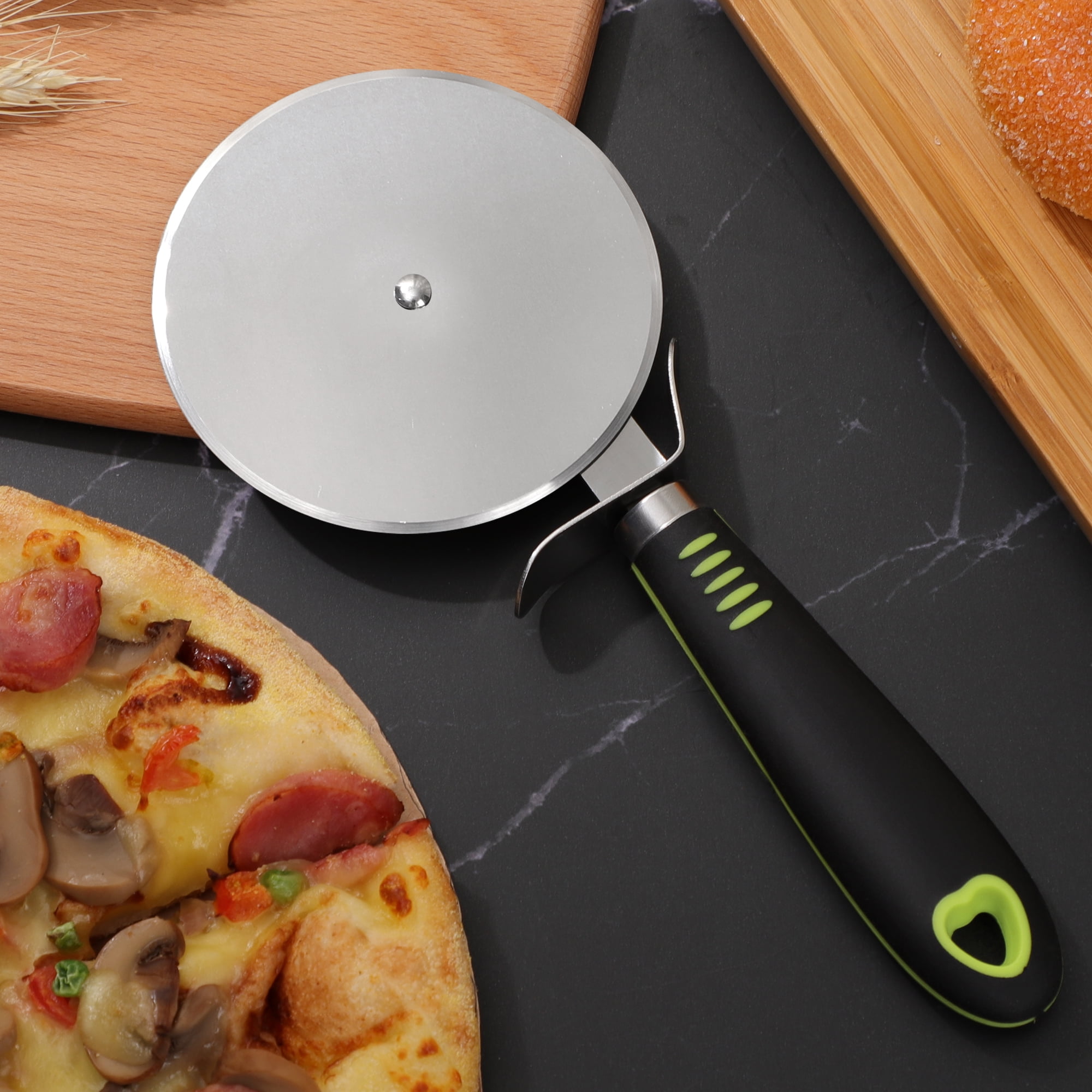 Large Pizza Cutter Professional Wheel Slicer Stainless steel 4 inch pizza cutter 