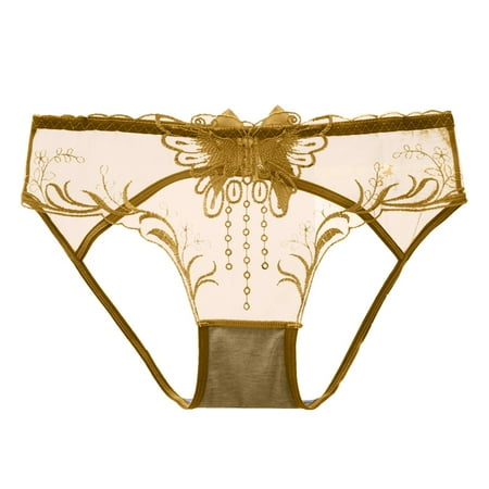 

Fashion Women Panties Lingerie Womens Lace Breathable Lace Hollow Out And Raise The Pure Brief Panties