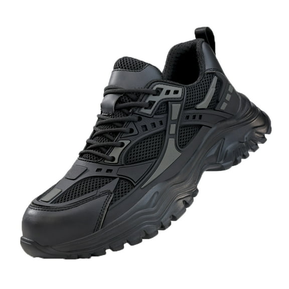 Steel Toe Cap Trainers for Men Women Safety Work Shoes Lightweight Steel Toe Sneakers Non Slip Work Shoes Comfort 6-9.5