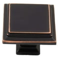 thumbnail image 2 of Metropolis Cabinet Knob, Vintage Bronze by Stone Harbor Hardware, 2 of 3