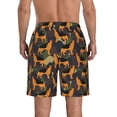 thumbnail image 3 of Naloa German Shepherd Dog Men's Beach Shorts, Surfing shorts, Swim trunks, Quick Dry Swim Trunks for Surfing Beach Fun - Small, 3 of 9