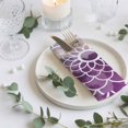 thumbnail image 3 of Cloth Napkins Set of 2 - 20x20 Inches, Purple Flowers Washable Reusable Table Napkins, Watercolor Ombre Abstract Floral Geometric Soft & Absortbent Dining Napkin for Party Wedding Hotel Restaurant, 3 of 8